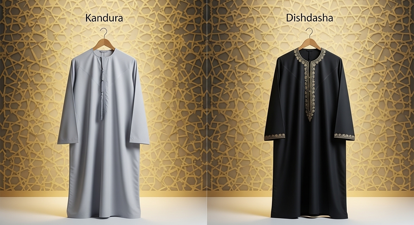 kandura thobe, dishdasha